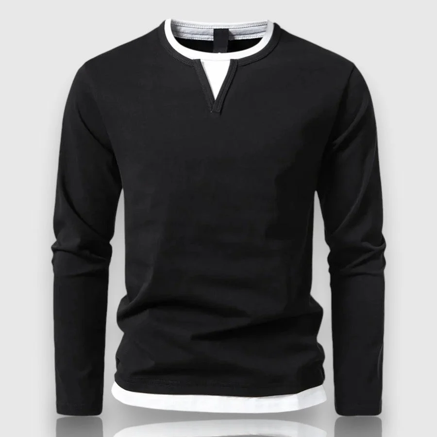 Aarón® | Henley With Long Sleeves - Image 2