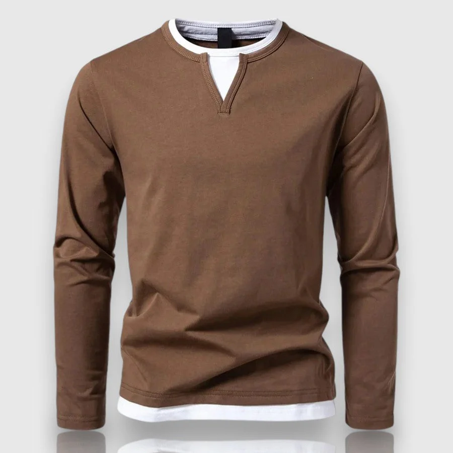 Aarón® | Henley With Long Sleeves - Image 3
