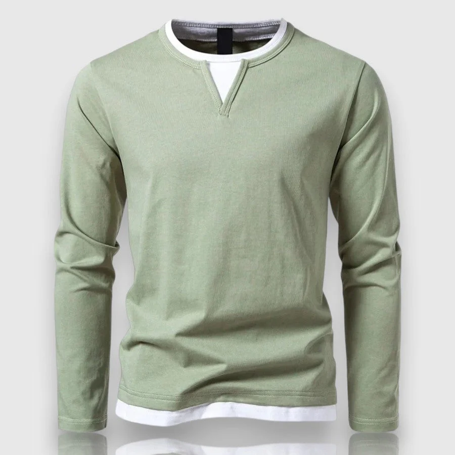 Aarón® | Henley With Long Sleeves - Image 4