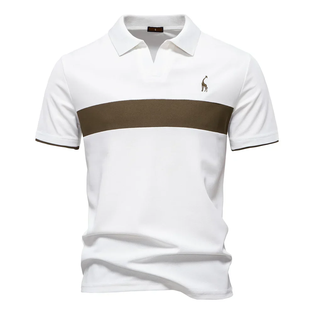 Aarón® | Men'S Polo With Color Block - Image 2