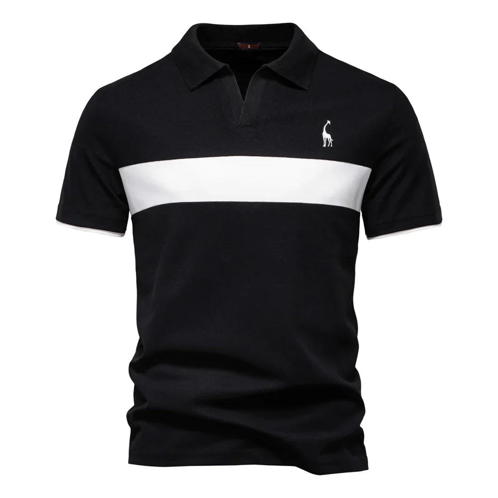 Aarón® | Men'S Polo With Color Block - Image 4