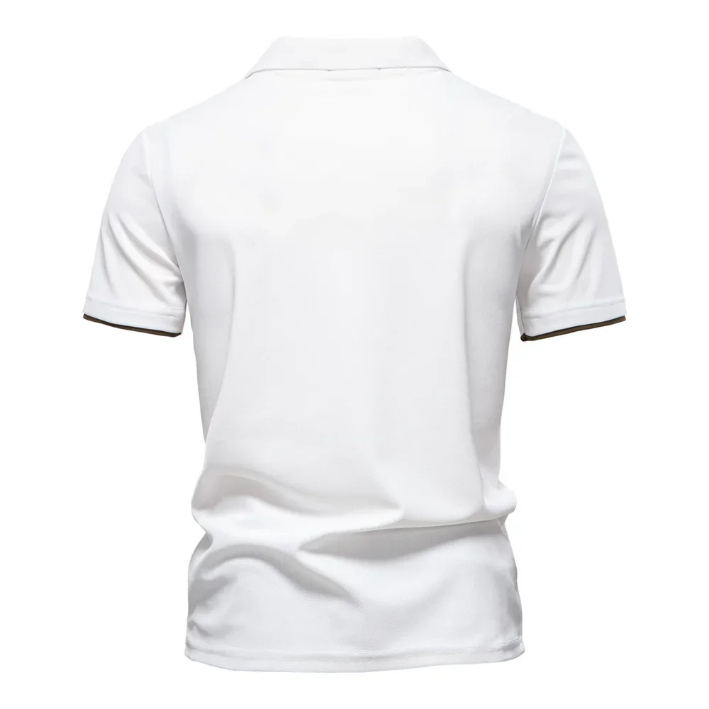Aarón® | Men'S Polo With Color Block - Image 7