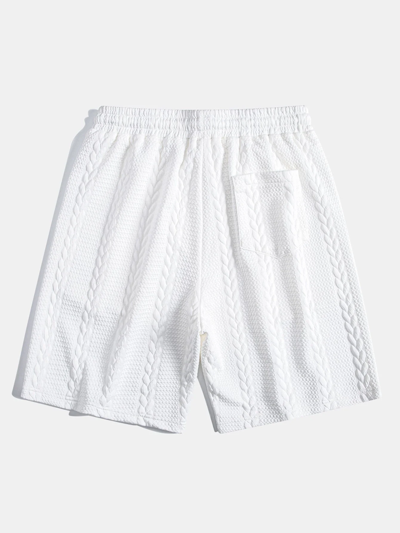 Aarón® | Twist Jacquard Arc Hem T-Shirt & Twist Jacquard Shorts - Image 8