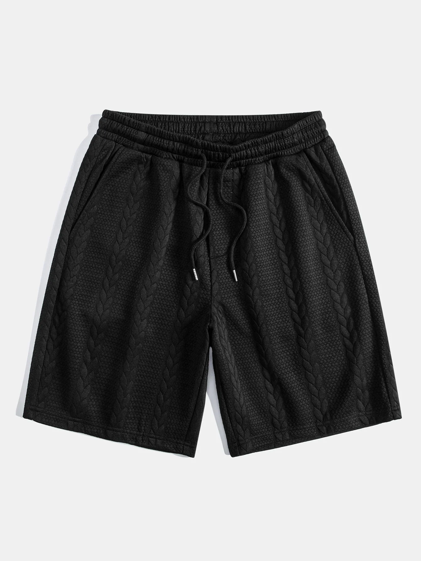 Aarón® | Twist Jacquard Arc Hem T-Shirt & Twist Jacquard Shorts - Image 9