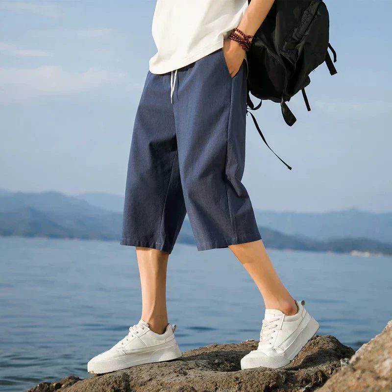 Abdel | Men's Linen Shorts - Image 4