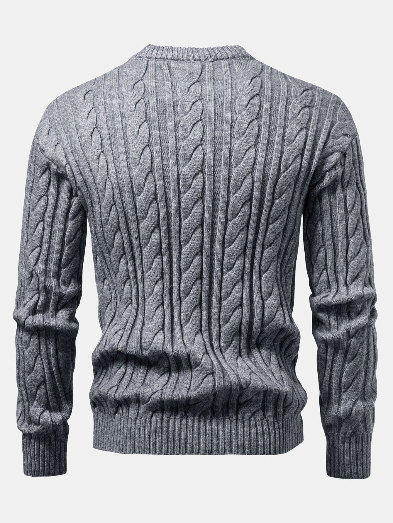 Abdullah® | Twist Jacquard Crew Neck Sweater - Image 6