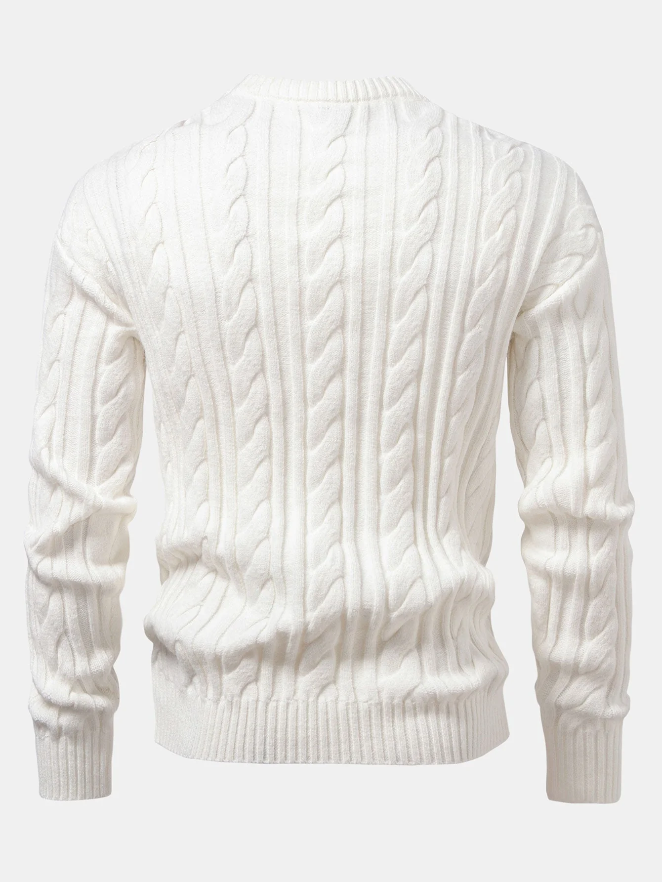 Abdullah® | Twist Jacquard Crew Neck Sweater - Image 8