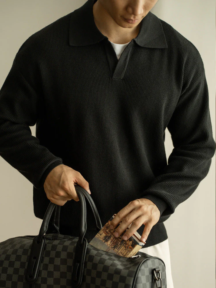 Abner® | Textured Cable Knit Sweater - Image 4