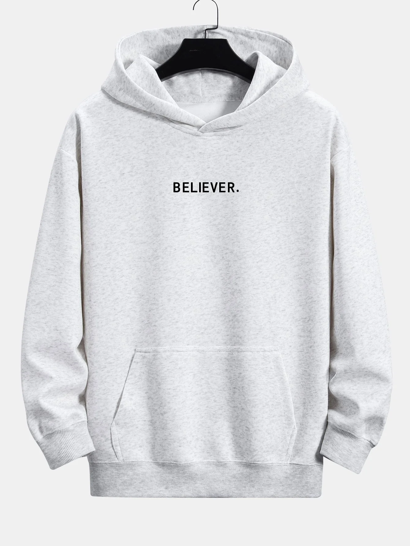 Abner | Believer Print Relax Fit Hoodie - Image 4