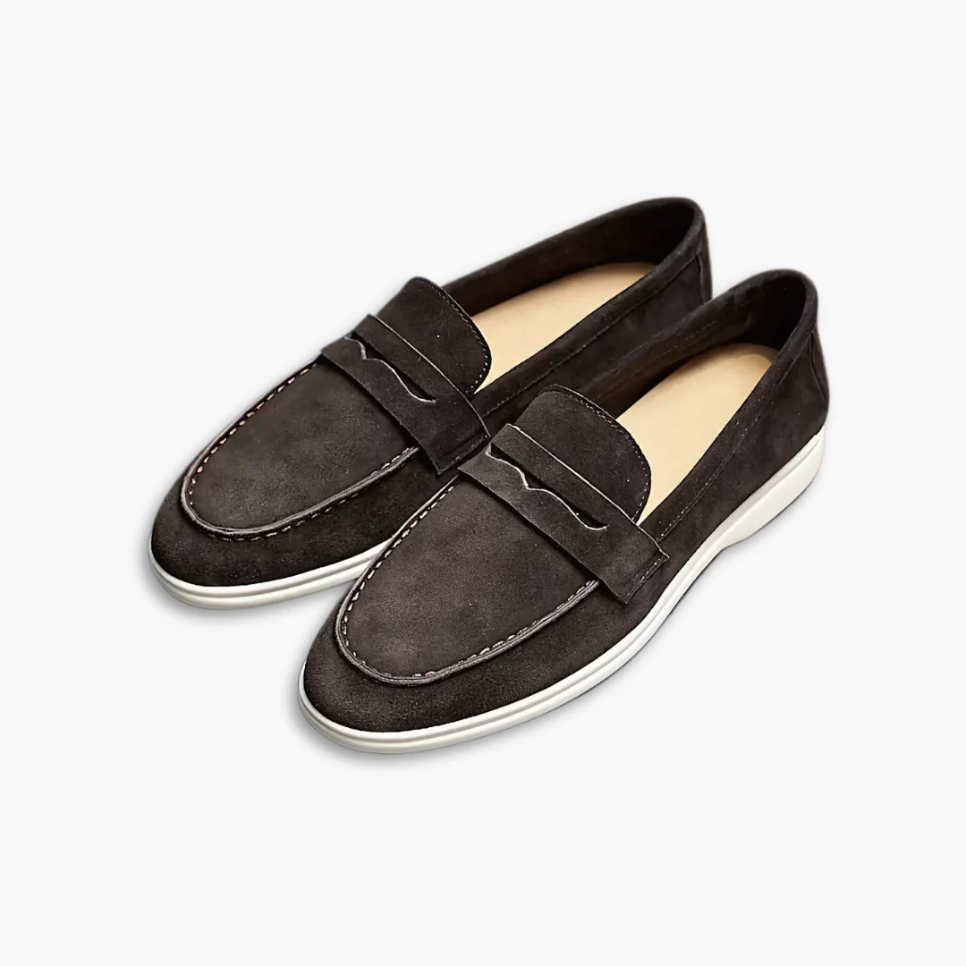 Abraham® | 100% COWHIDE SUEDE LOAFERS - Image 3