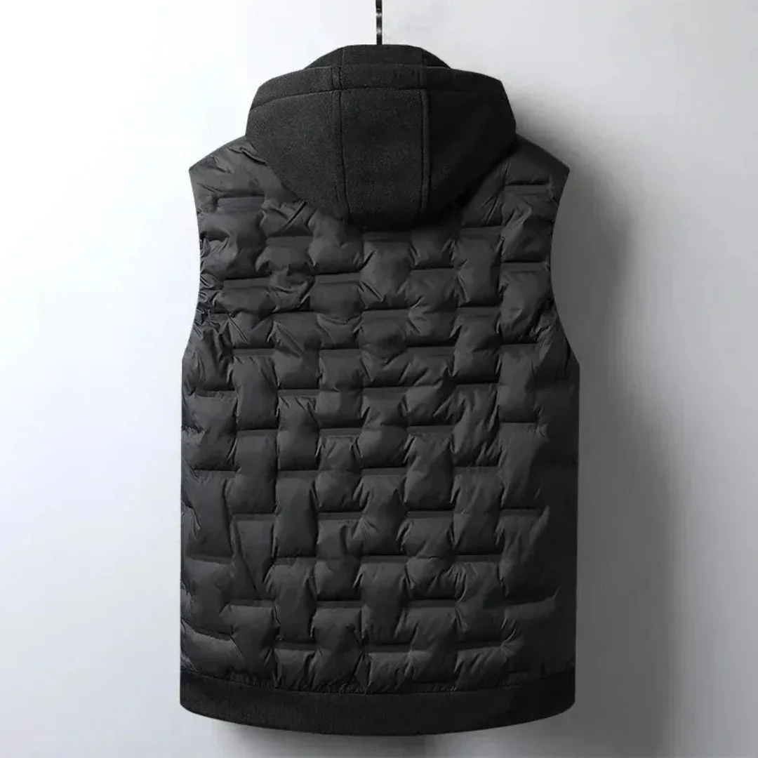 Abrahán | Victor Detachable Hood Puffer Vest - Image 2