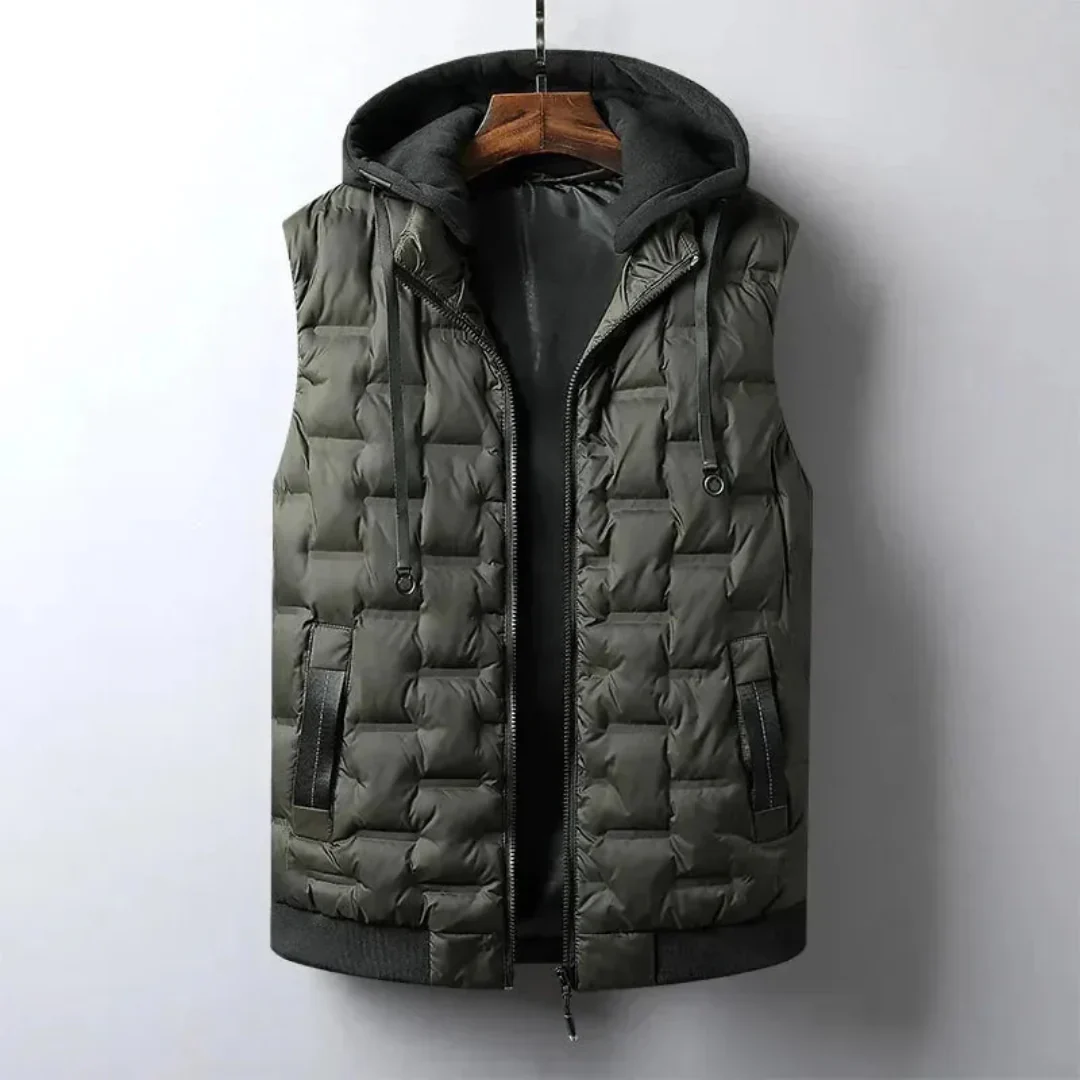 Abrahán | Victor Detachable Hood Puffer Vest - Image 5
