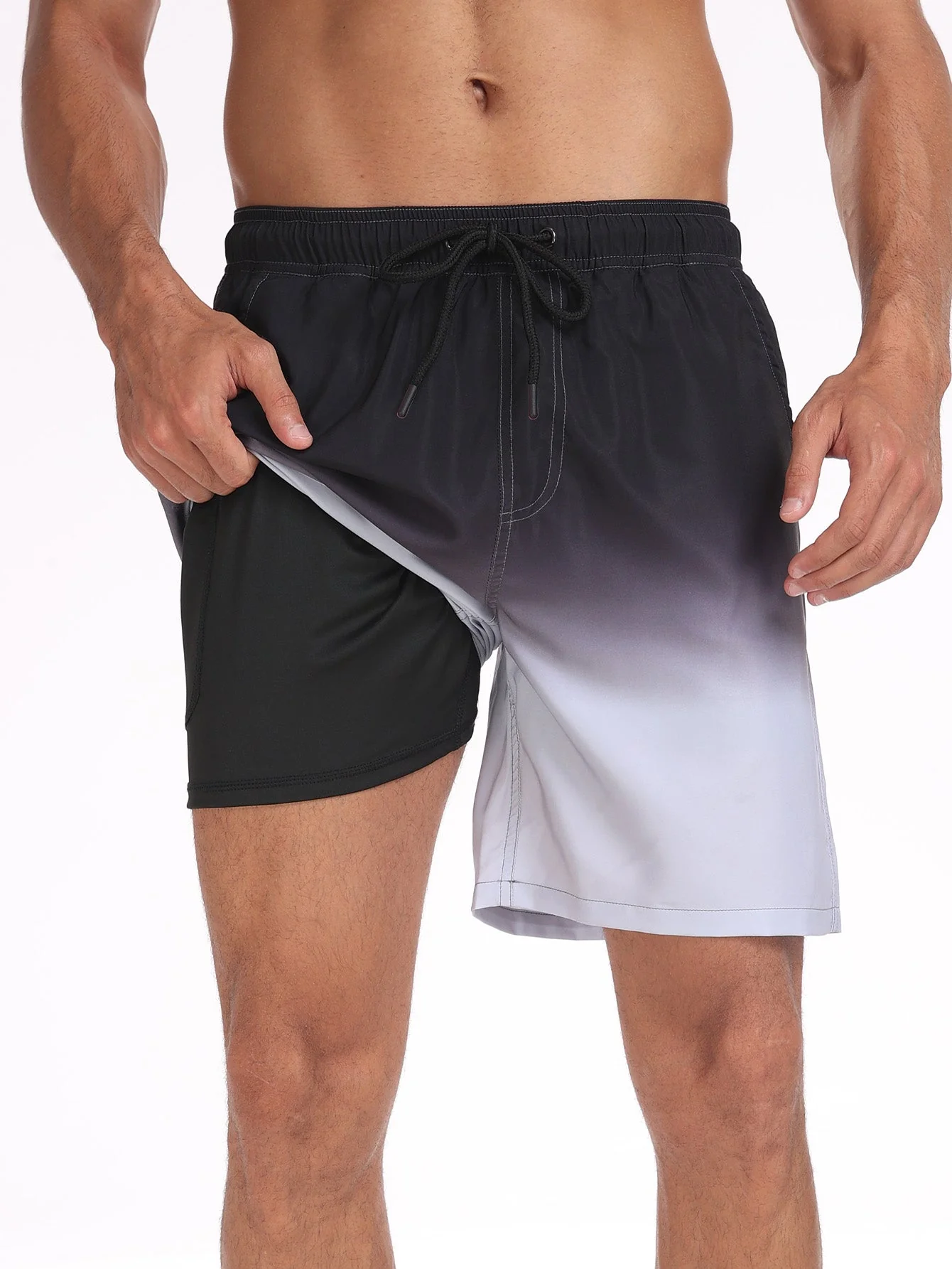 Absolon® | 2 In 1 Drawstring Beach Swim Shorts With Pocket - Image 31