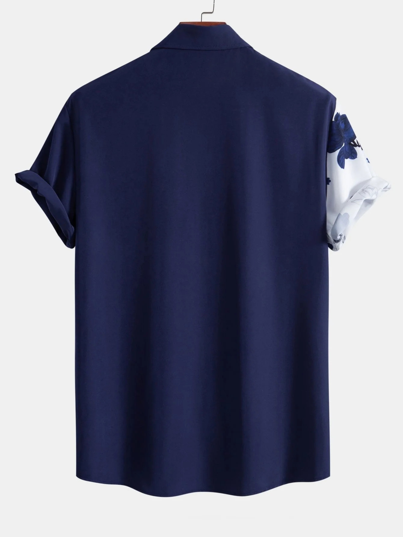 Acacio® | Floral Patchwork Print Button Up Shirt - Image 2