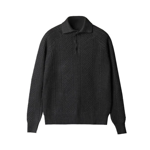 Acelin® | Men'S Autumn And Winter Casual Lapel Bottoming Sweater - Image 10