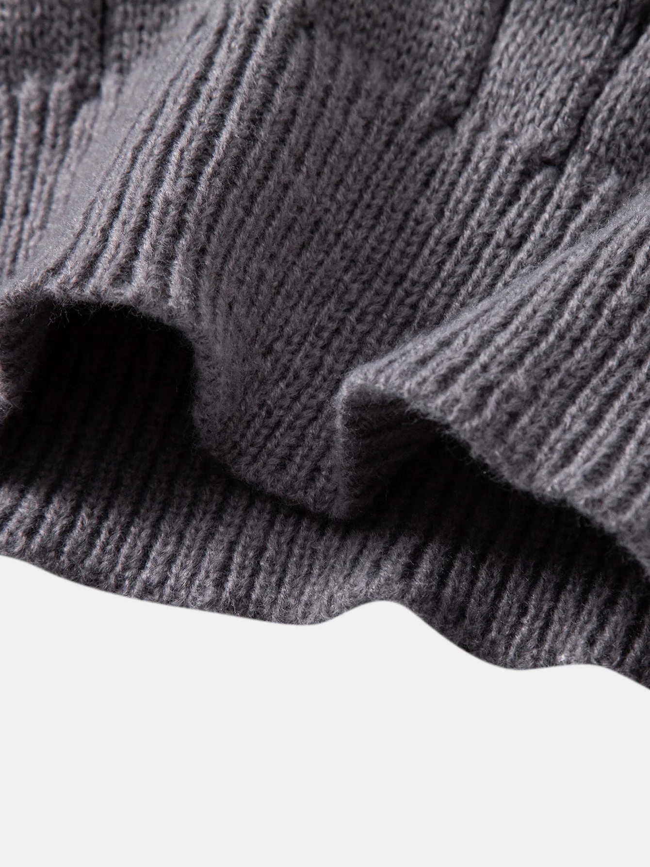 Achille® | Twist Jacquard Quarter Zip Sweater - Image 11
