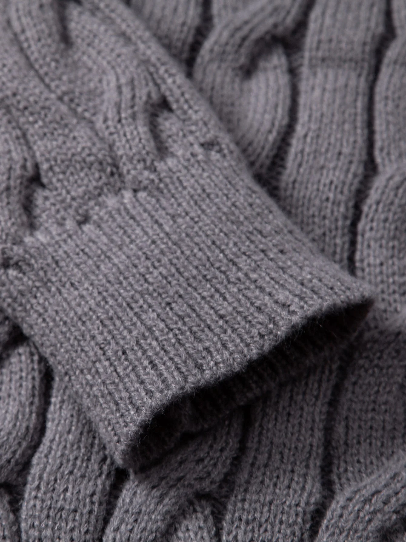 Achille® | Twist Jacquard Quarter Zip Sweater - Image 2