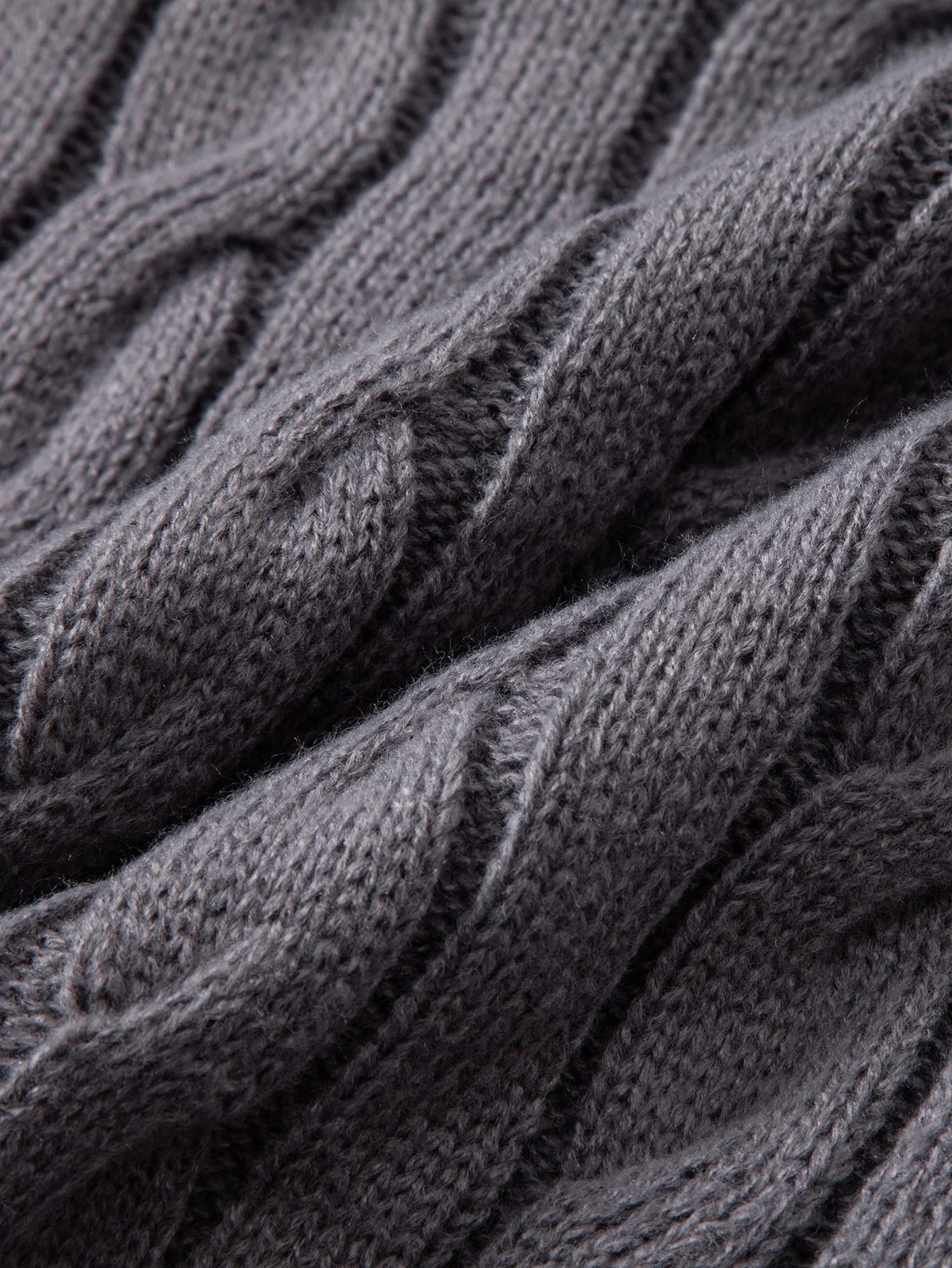 Achille® | Twist Jacquard Quarter Zip Sweater - Image 3