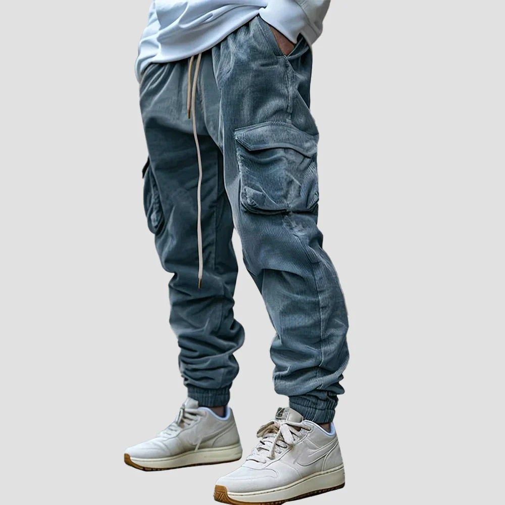 Acisclo® | Shoreditch Textured Corduroy Trousers - Image 3