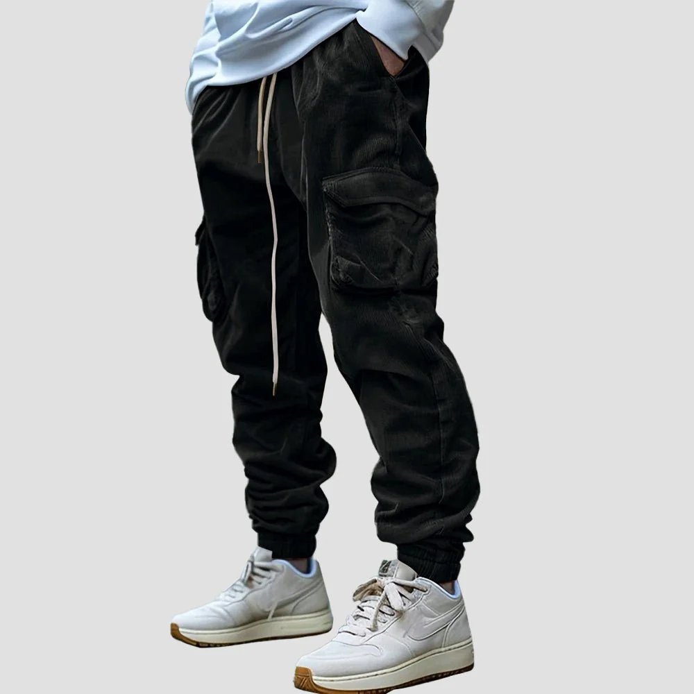 Acisclo® | Shoreditch Textured Corduroy Trousers - Image 6