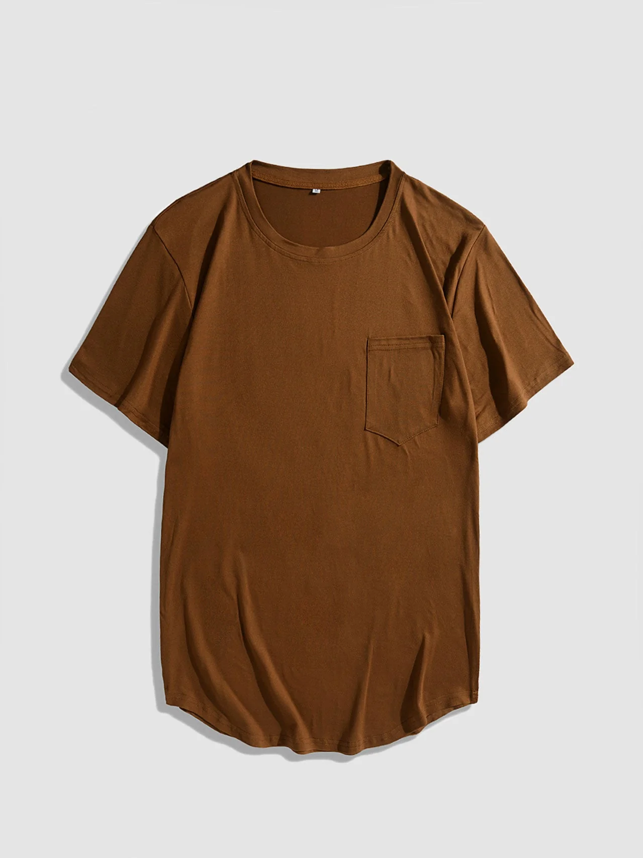 Adalberto® | Solid Color Basic T-Shirts With Pocket - Image 6