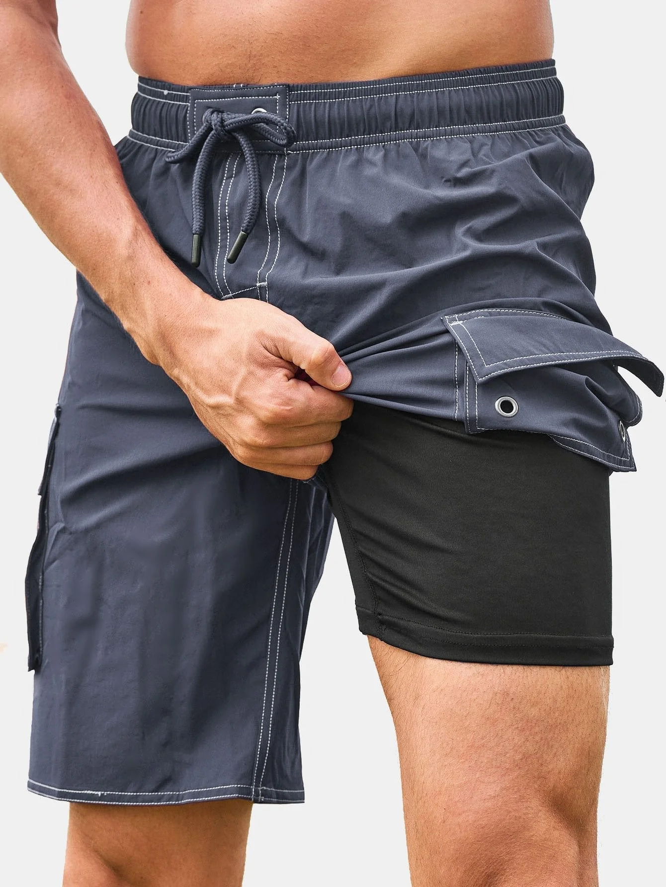 Adalhard® | 2-in-1 Outdoor Beach Swimming Shorts - Image 12