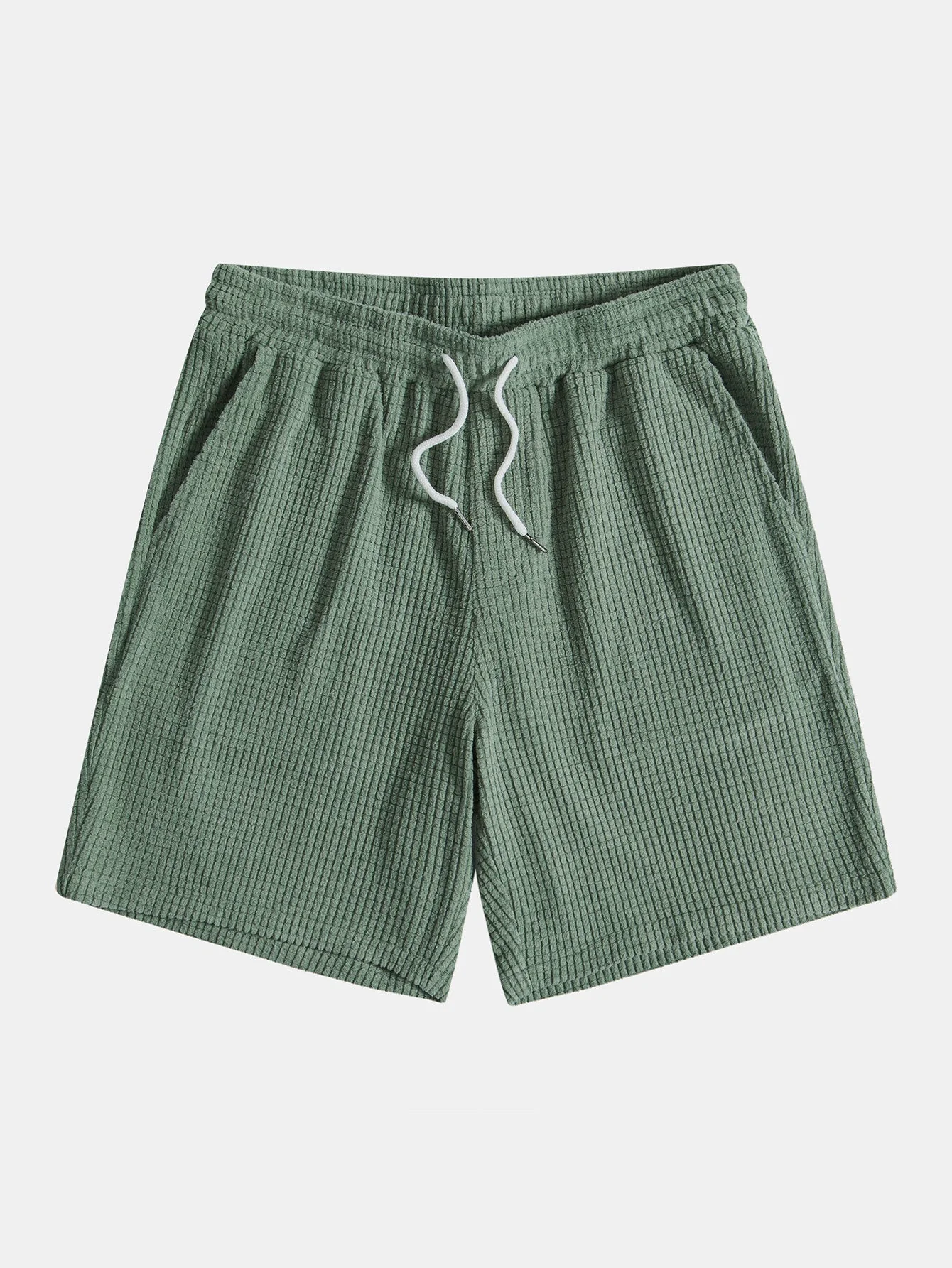 Adalhard® | Waffle Button Up Shirt & Shorts - Image 9