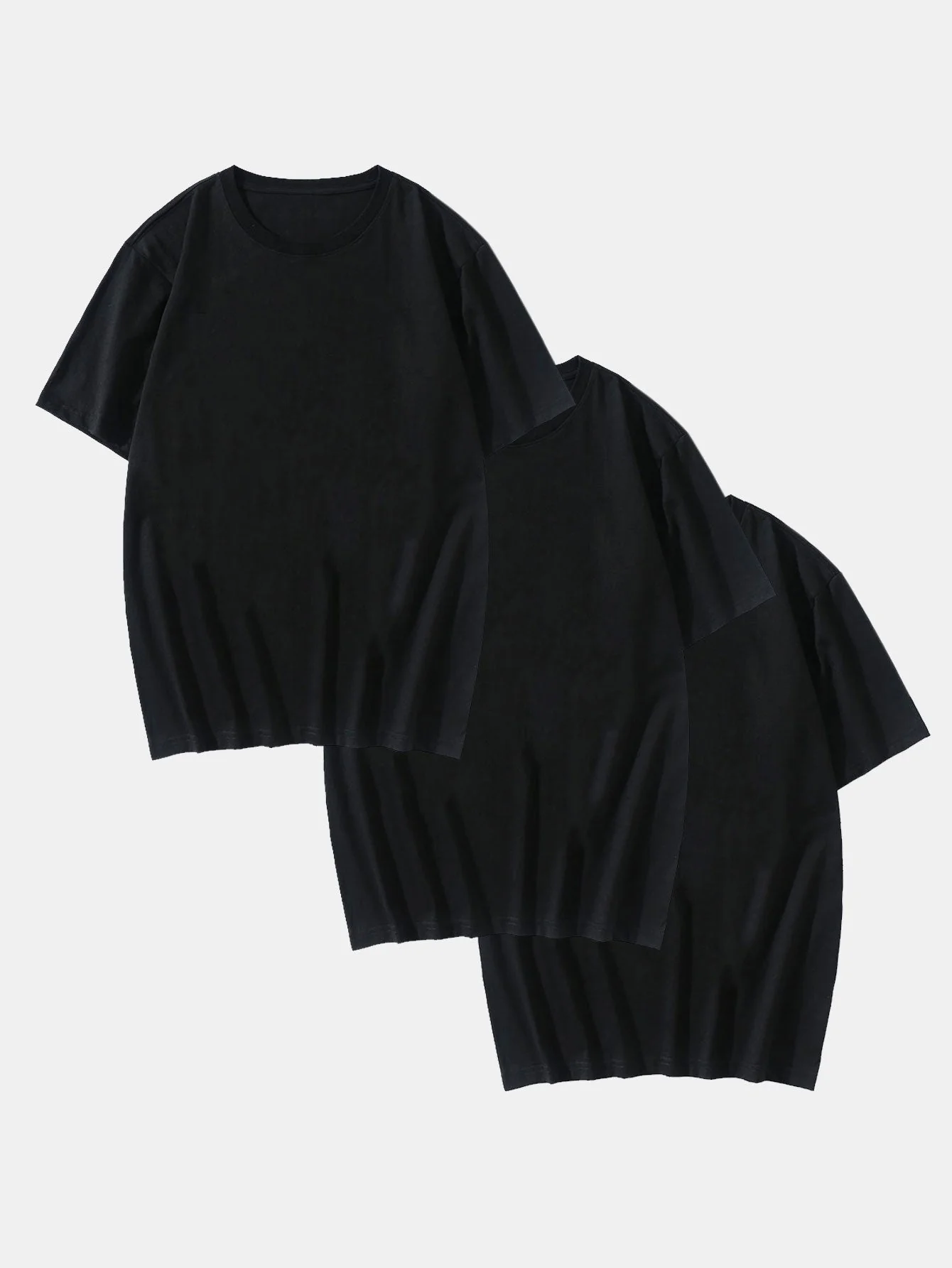 Adalton® | 3 Pieces Basic Cotton T-Shirt - Image 4