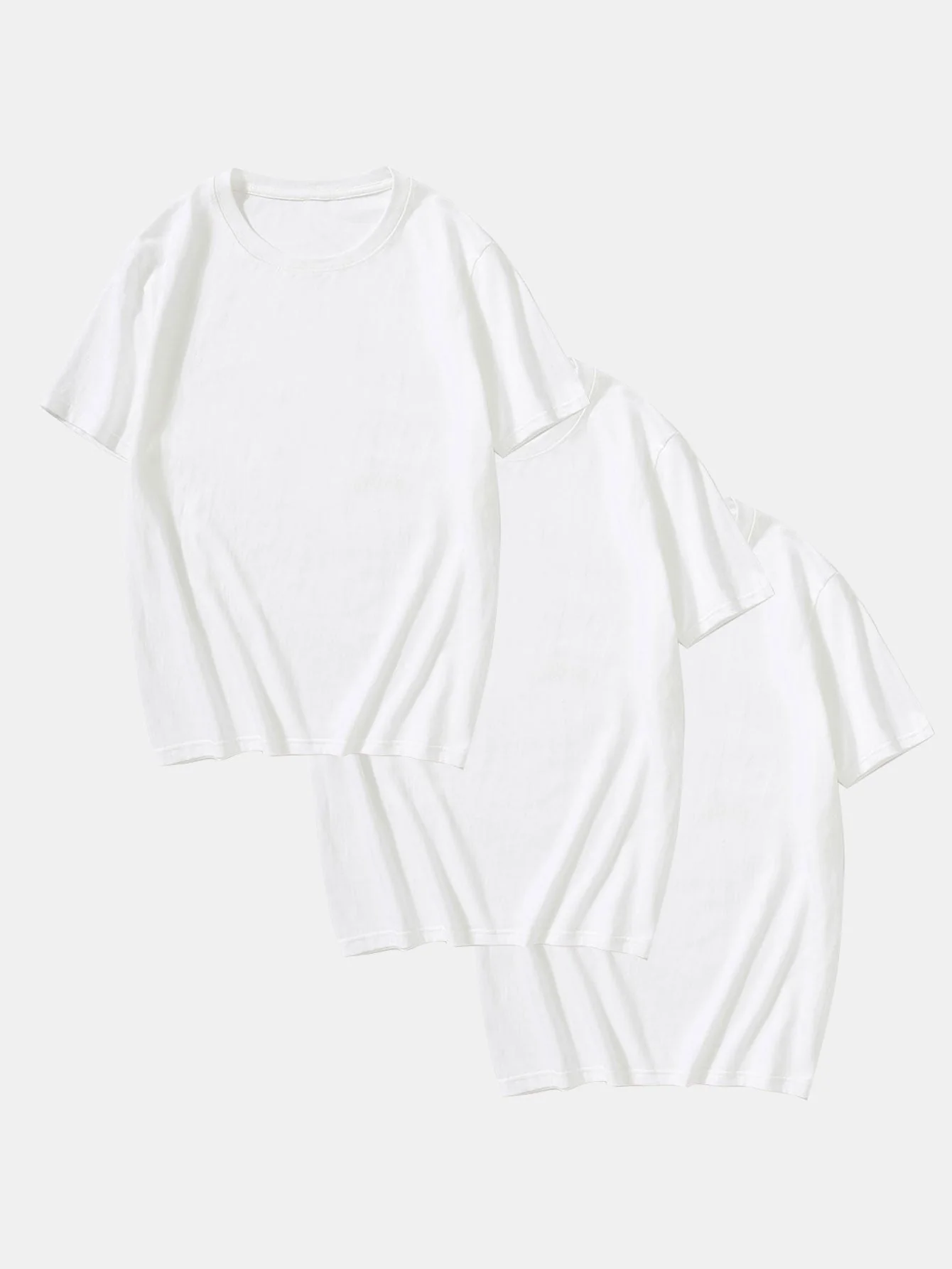 Adalton® | 3 Pieces Basic Cotton T-Shirt - Image 5