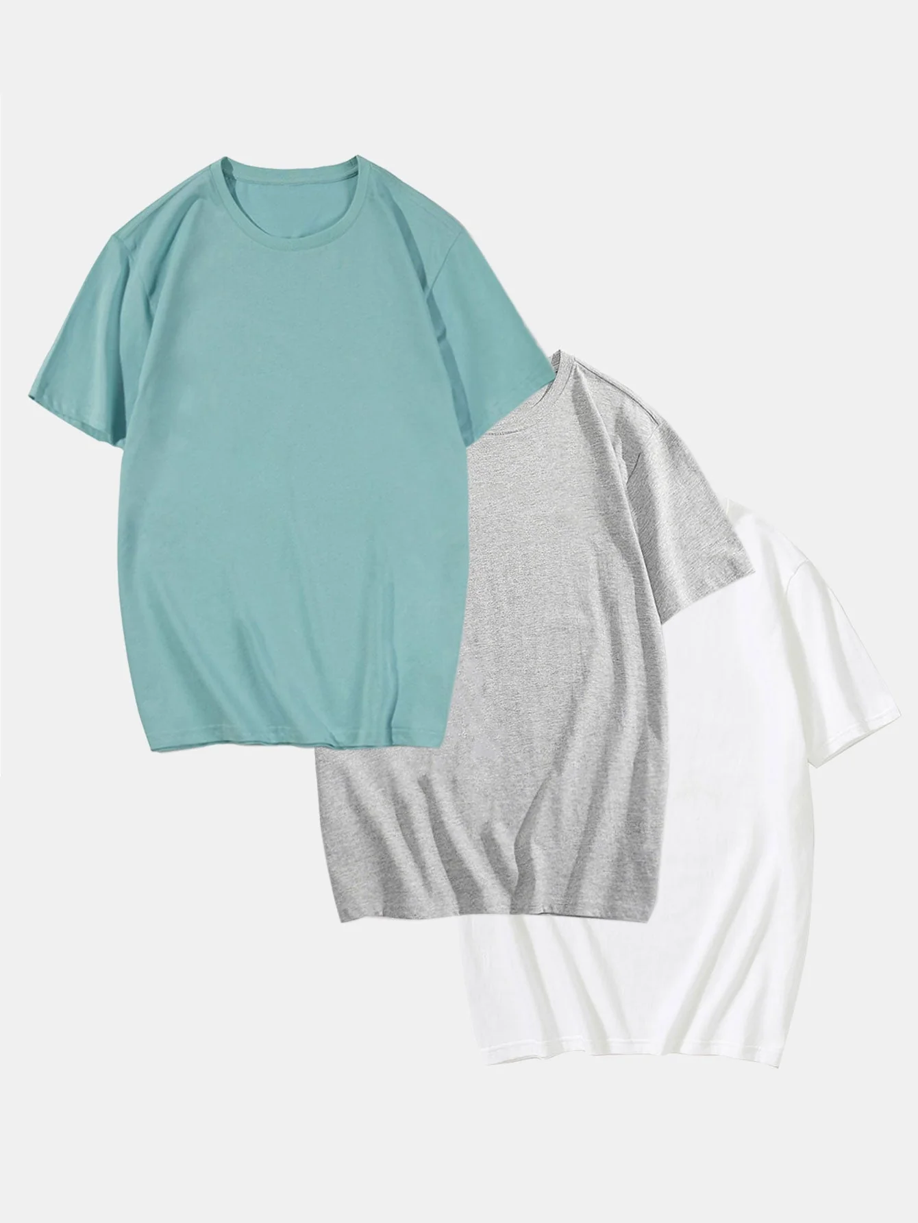 Adalton® | 3 Pieces Basic Cotton T-Shirt - Image 6