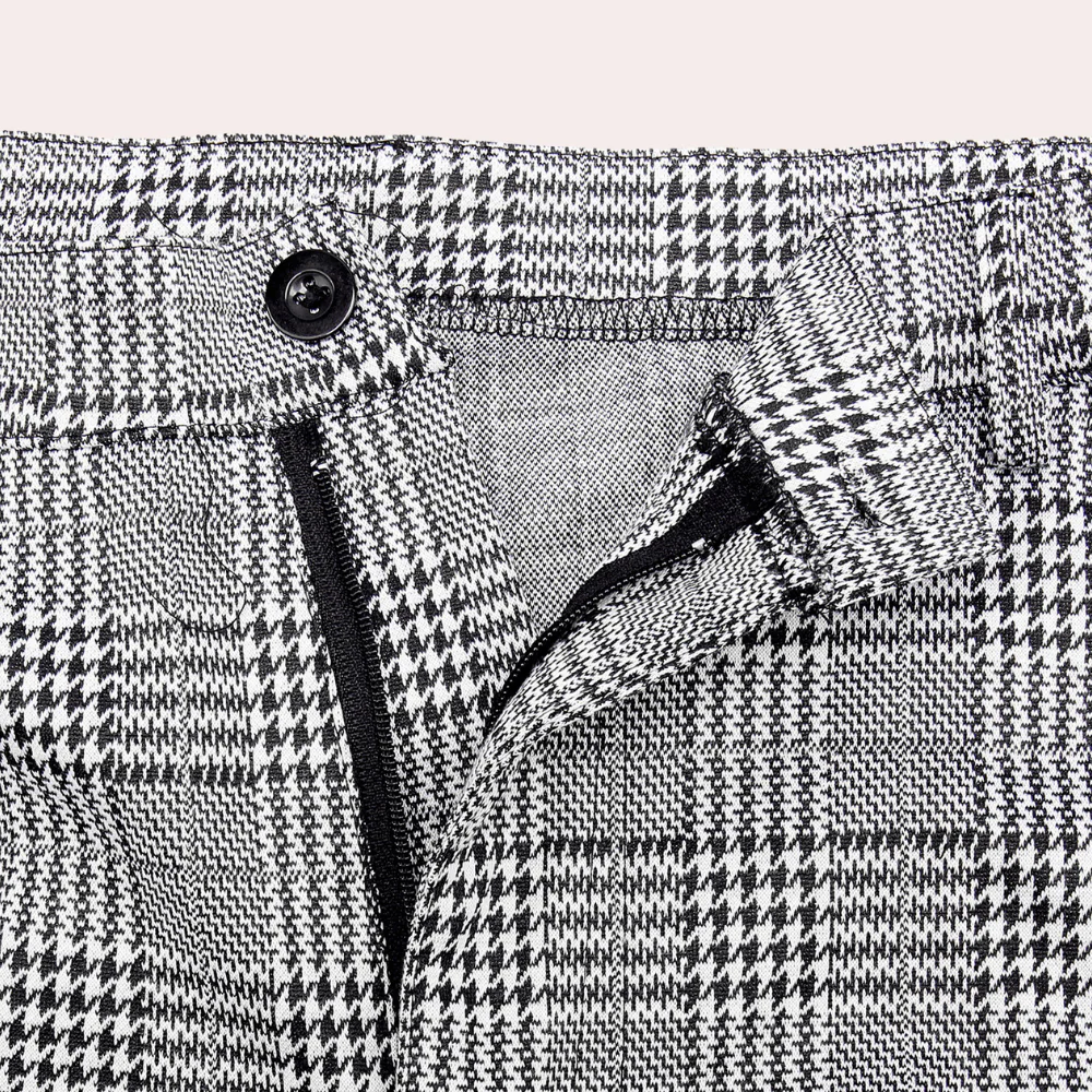 Adam® | Men'S Skinny Check Trousers - Image 4