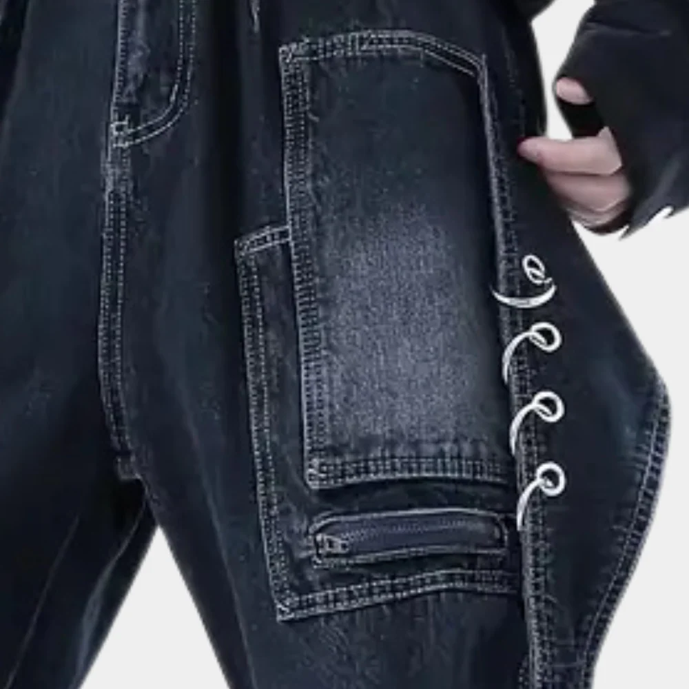 Adam® | Men's Straight Denim Pants with Convenient Pockets - Image 3