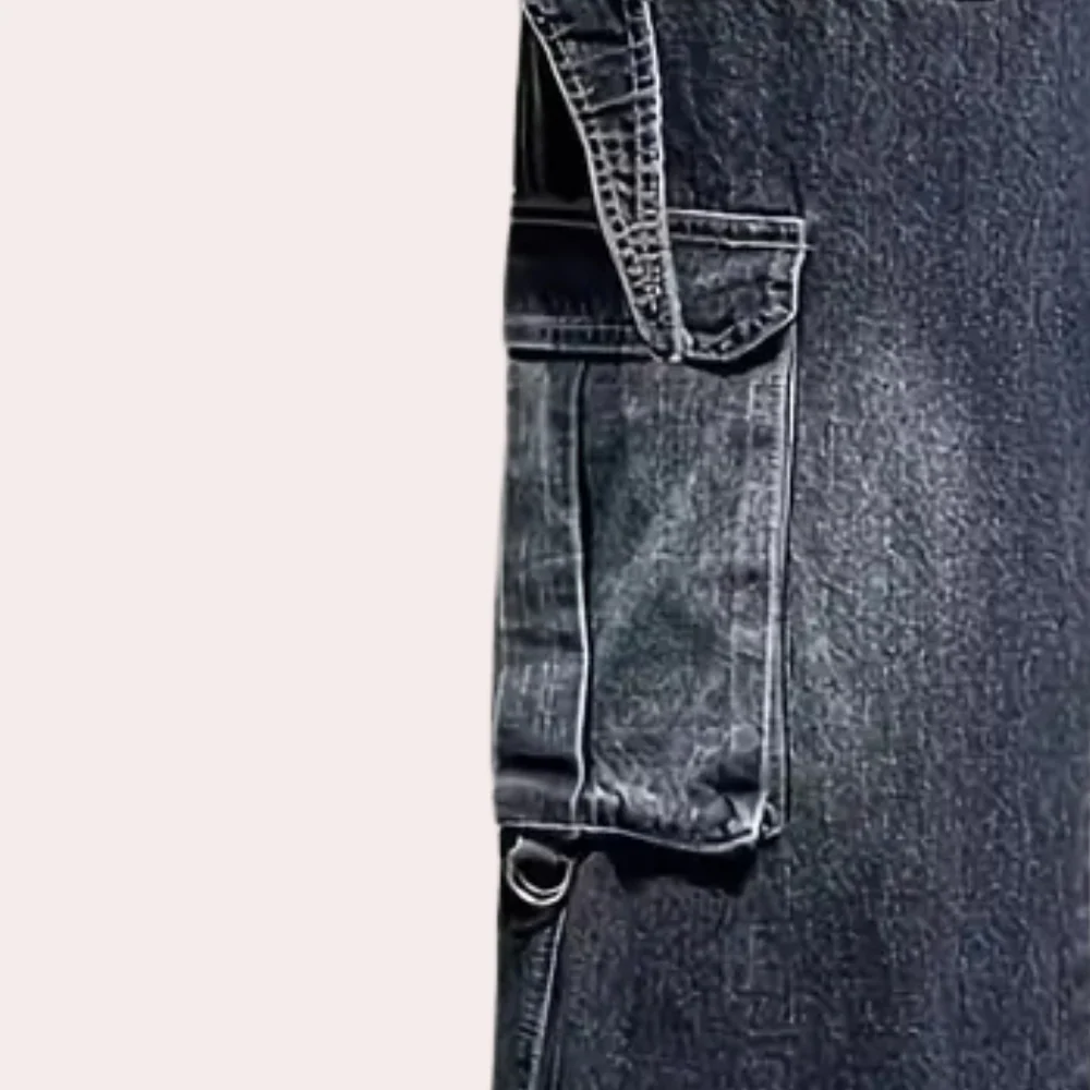 Adam® | Men's Straight Denim Pants with Convenient Pockets - Image 4