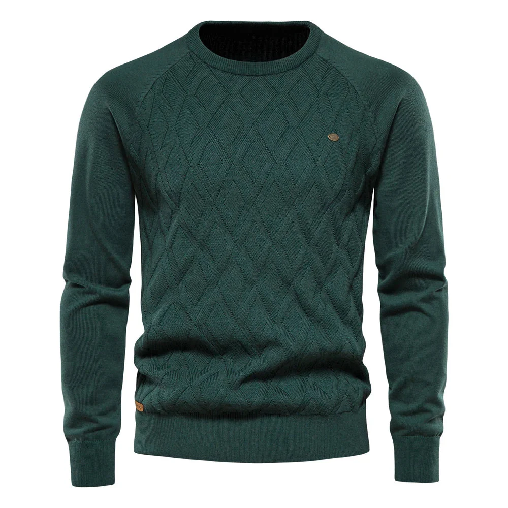 Adam® | Men'S Sweater With Checked Design - Image 3