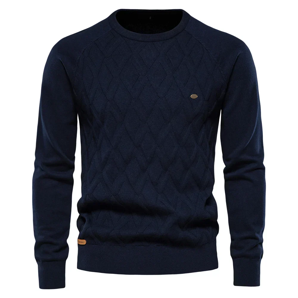 Adam® | Men'S Sweater With Checked Design - Image 4