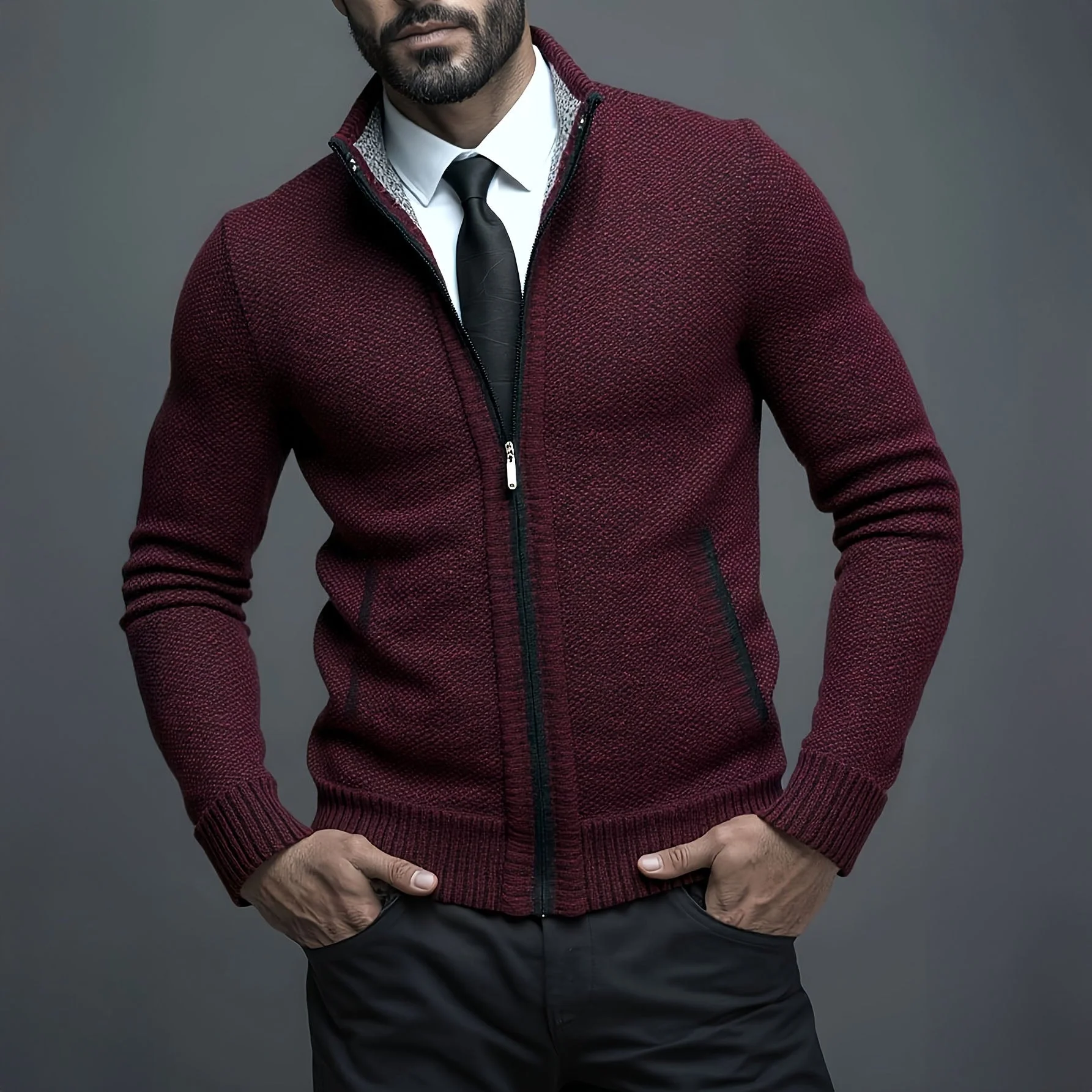 Adam | LUXURY MEN'S ZIP-UP VEST - Image 27