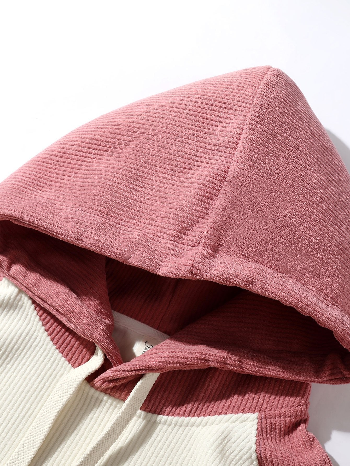 Adam | Paneled Corduroy Raglan Sleeves Hoodie - Image 12