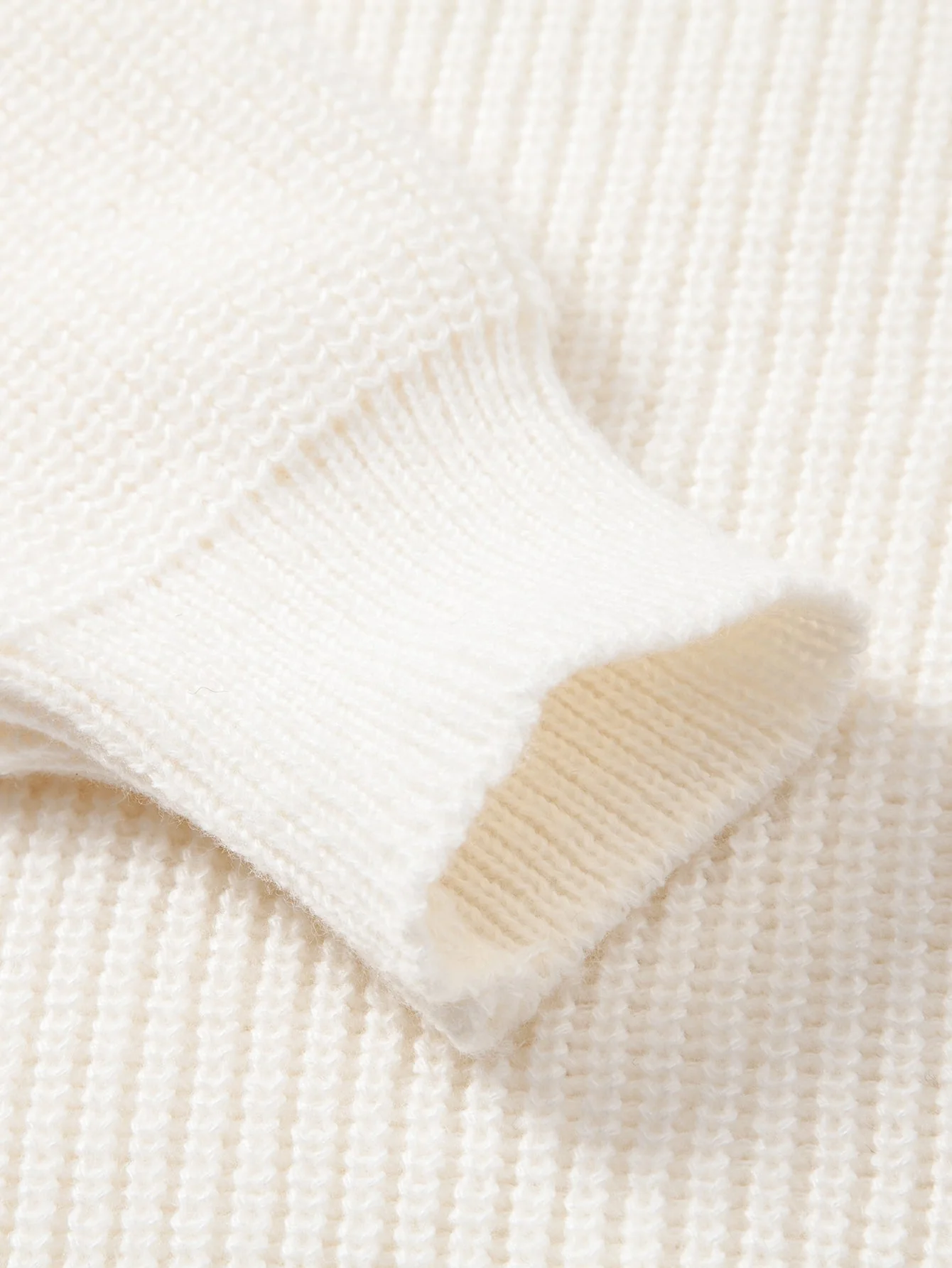 Adamari® | Long Sleeve Textured Knit Polo Shirt - Image 3