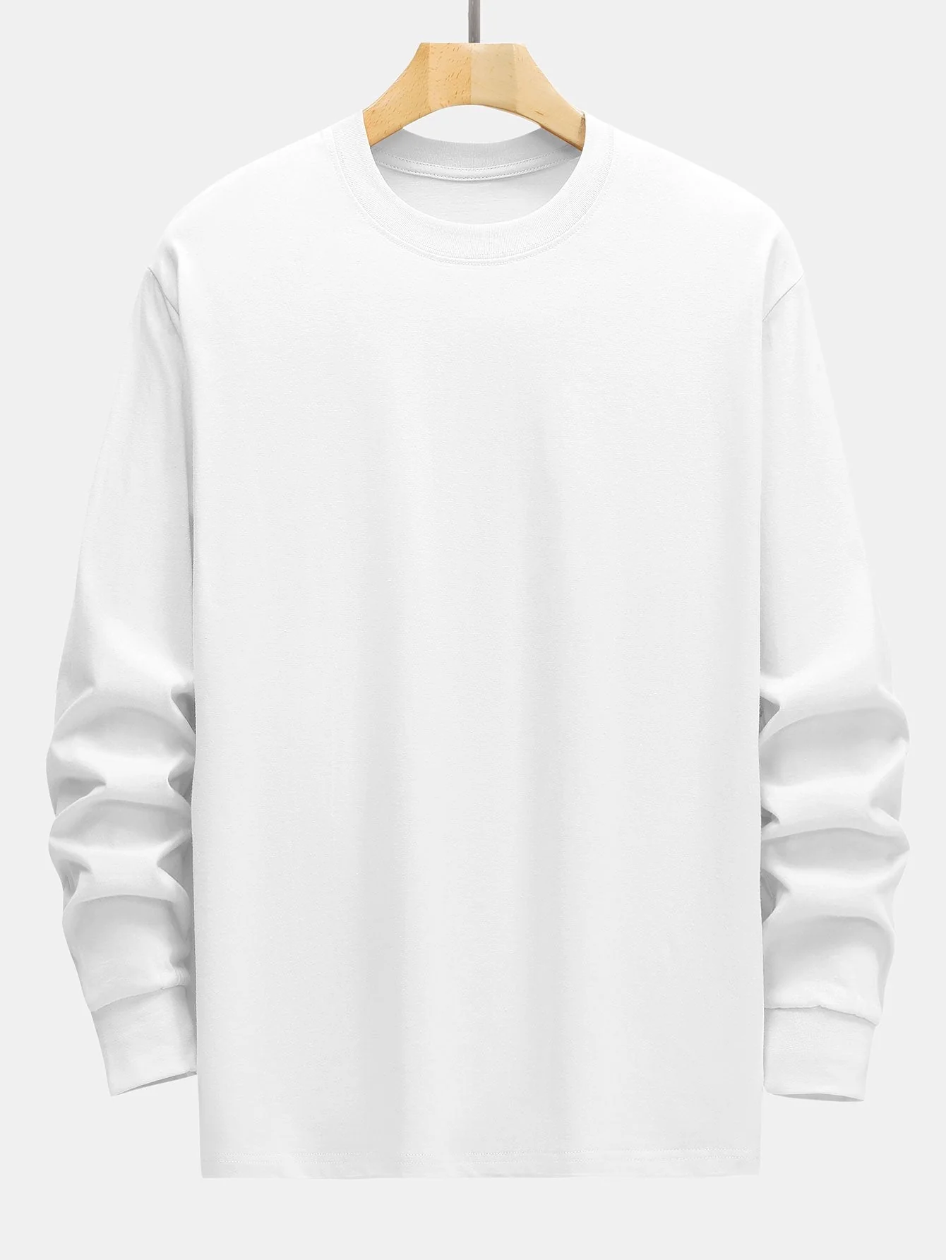 Adelard® | 3 Pieces Basic Long Sleeve Heavy Weight T-Shirts - Image 9