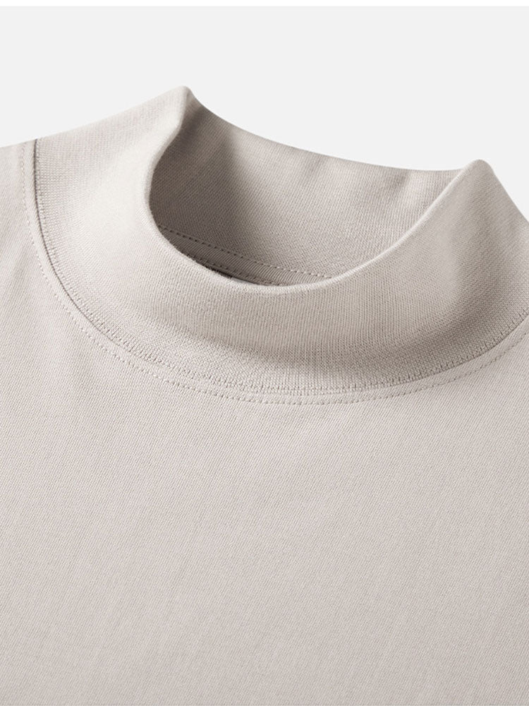 Adelelmo® | 3 Pieces Basic Long Sleeve Mock Neck T-Shirt - Image 9
