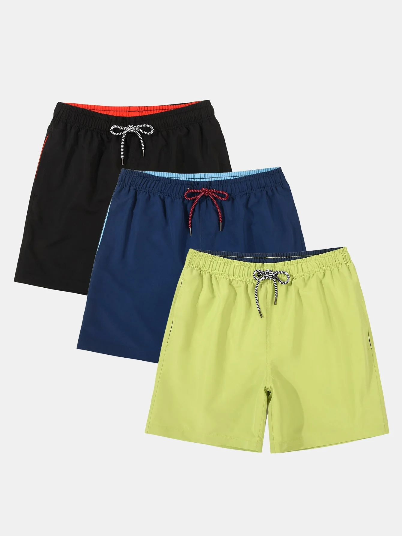 Adelhelm® | 3 Pieces Contrast Waistband Swim Shorts - Image 3
