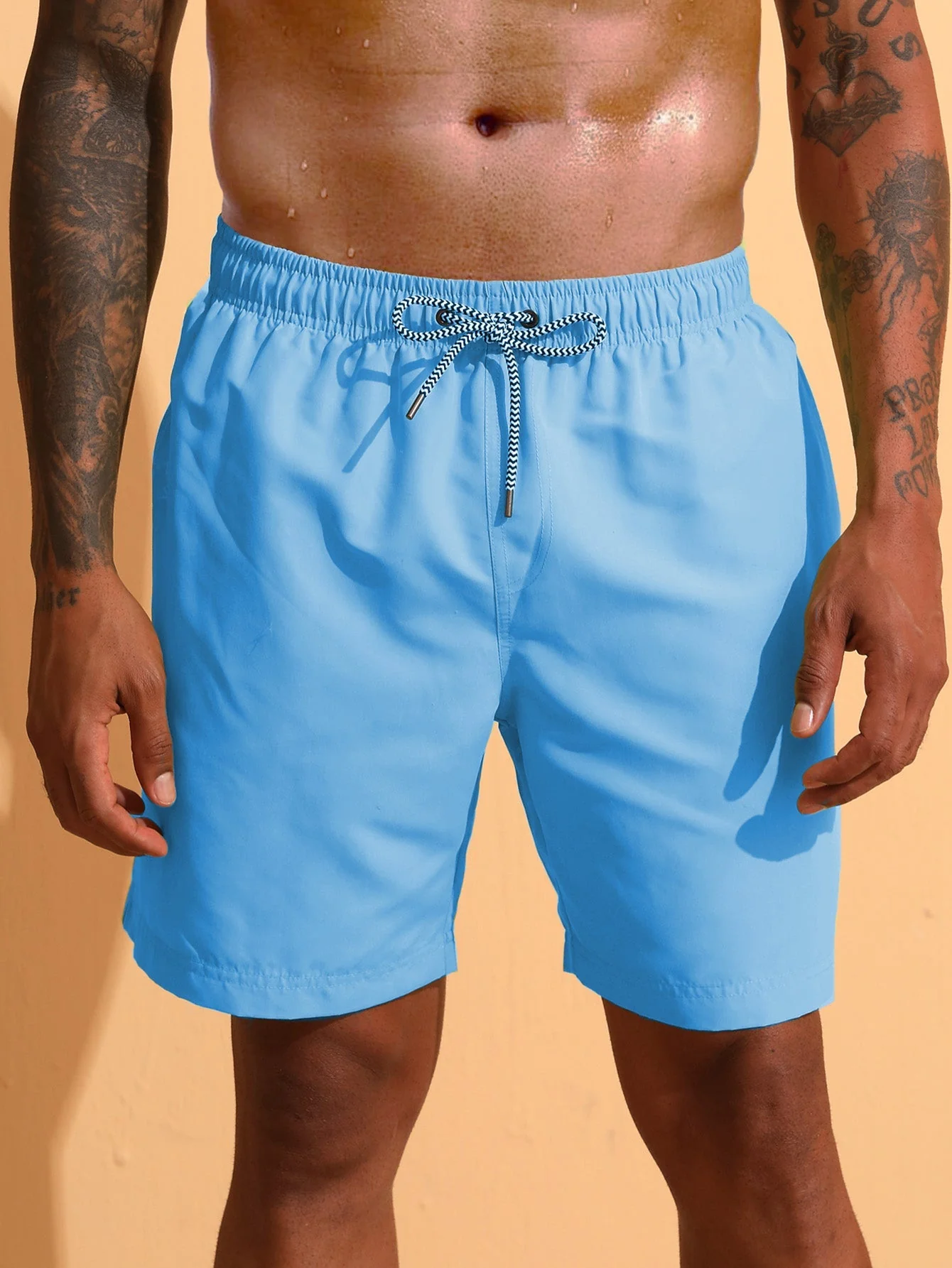 Adelhelm® | 3 Pieces Contrast Waistband Swim Shorts - Image 37