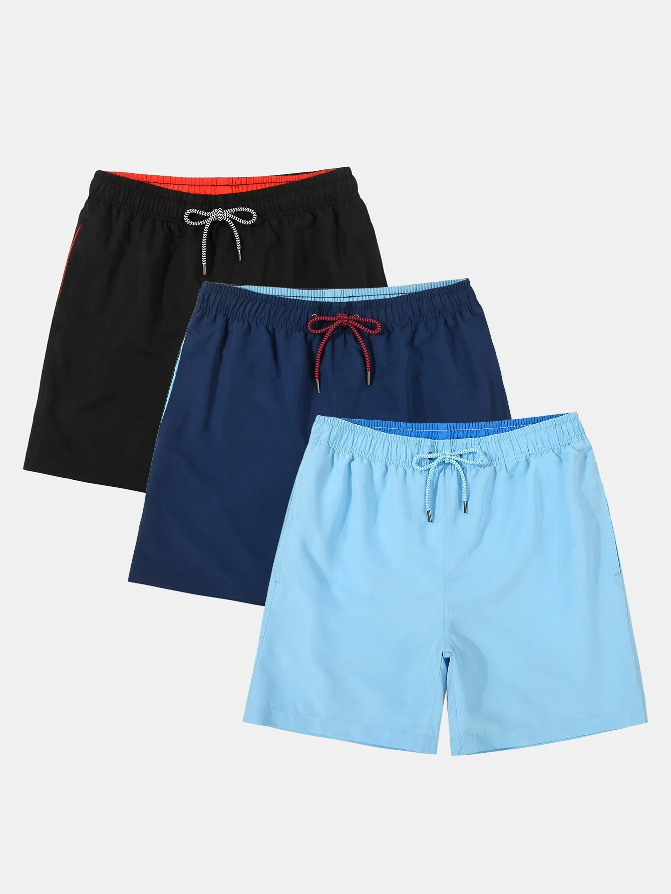 Adelhelm® | 3 Pieces Contrast Waistband Swim Shorts - Image 5