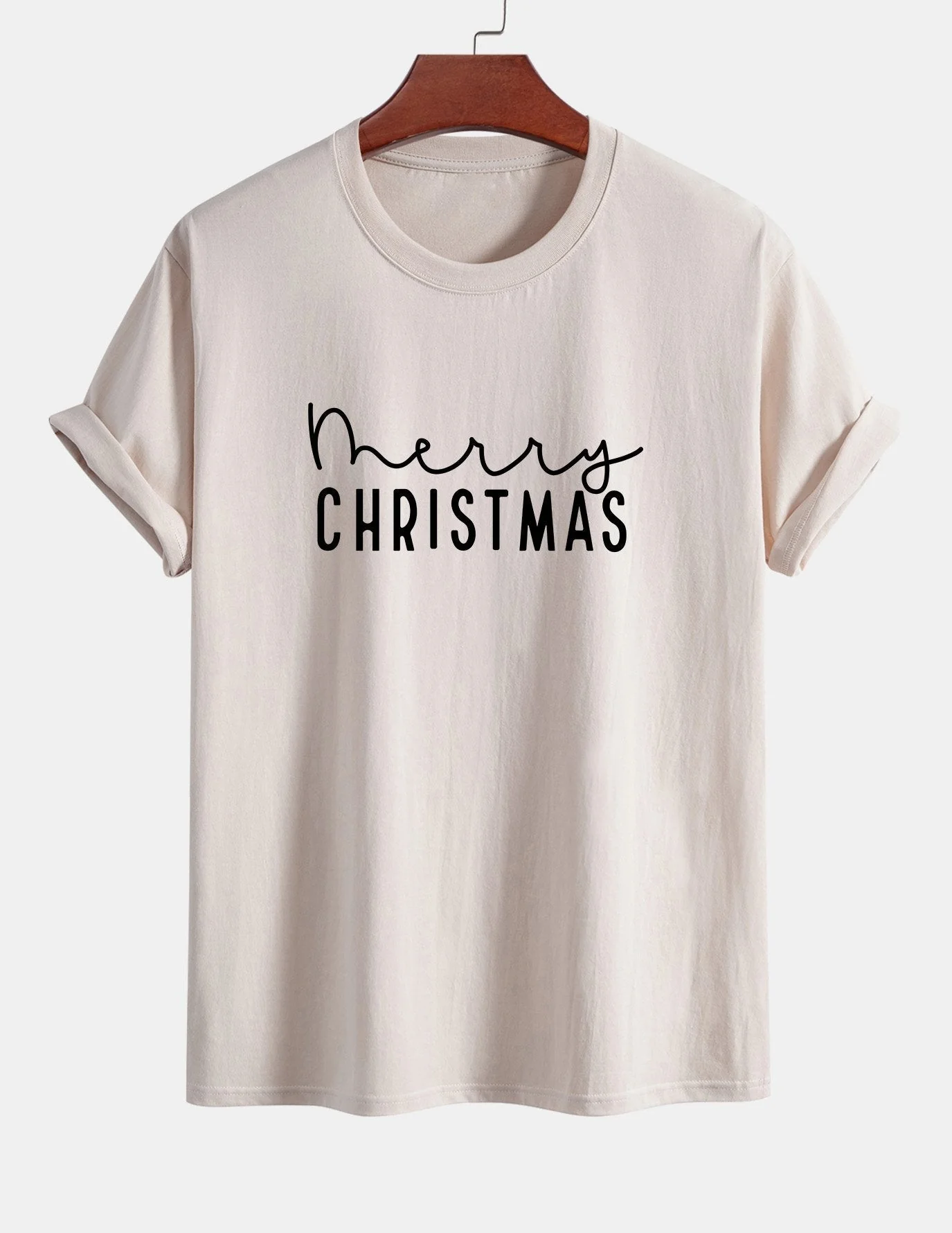 Adelmo® | Christmas Print Cotton T-Shirt - Image 11