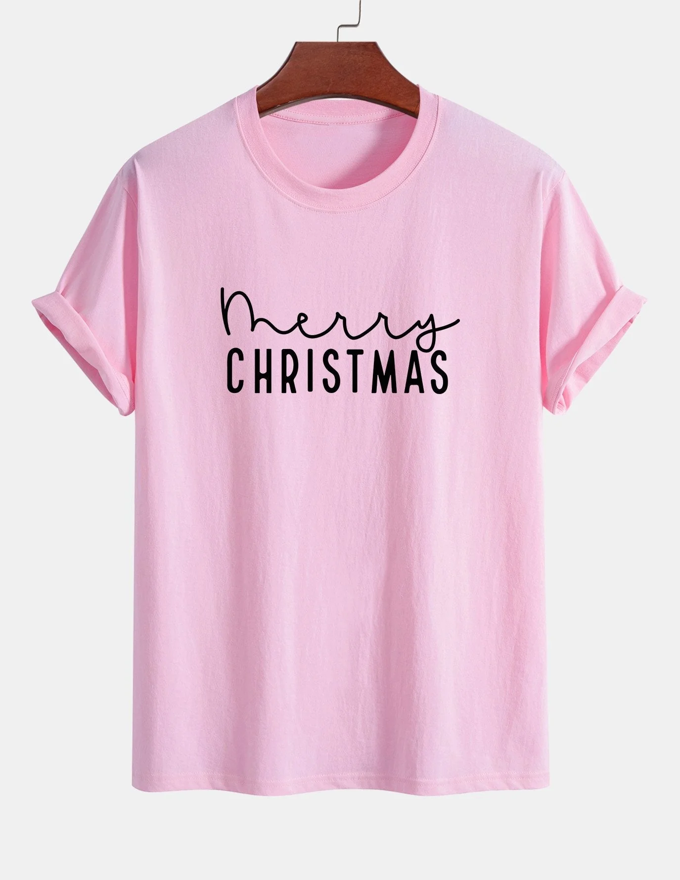 Adelmo® | Christmas Print Cotton T-Shirt - Image 13