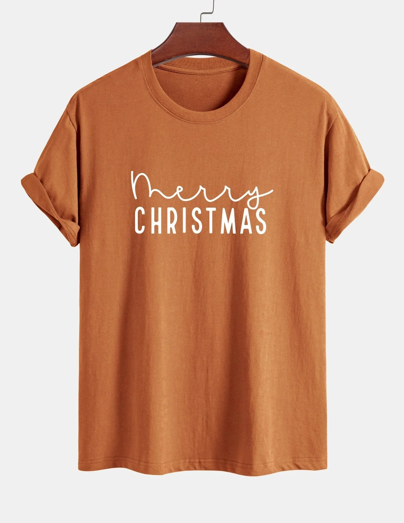 Adelmo® | Christmas Print Cotton T-Shirt - Image 7