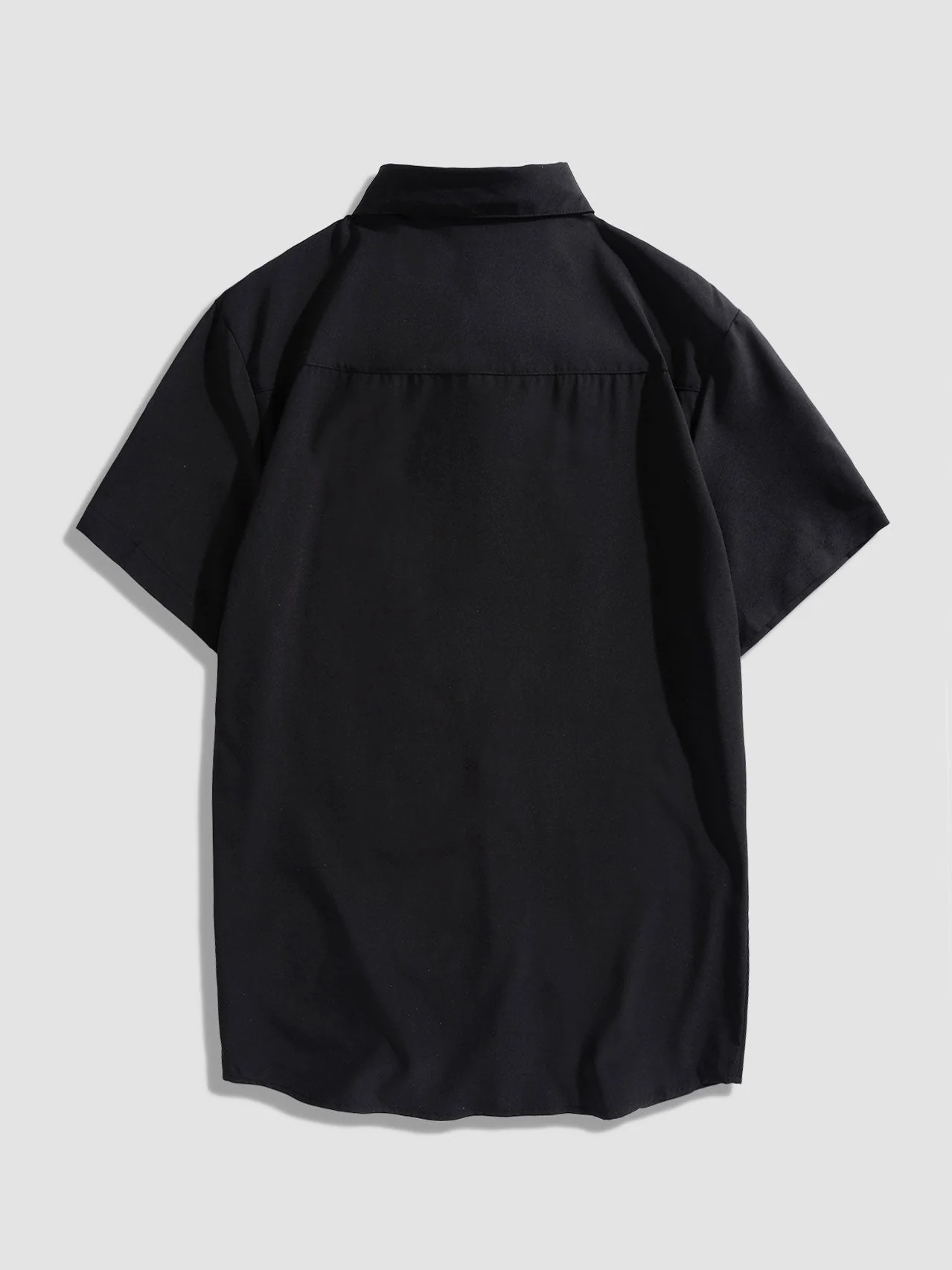 Adelmo® | Solid Color Lapel Basic Shirts - Image 3