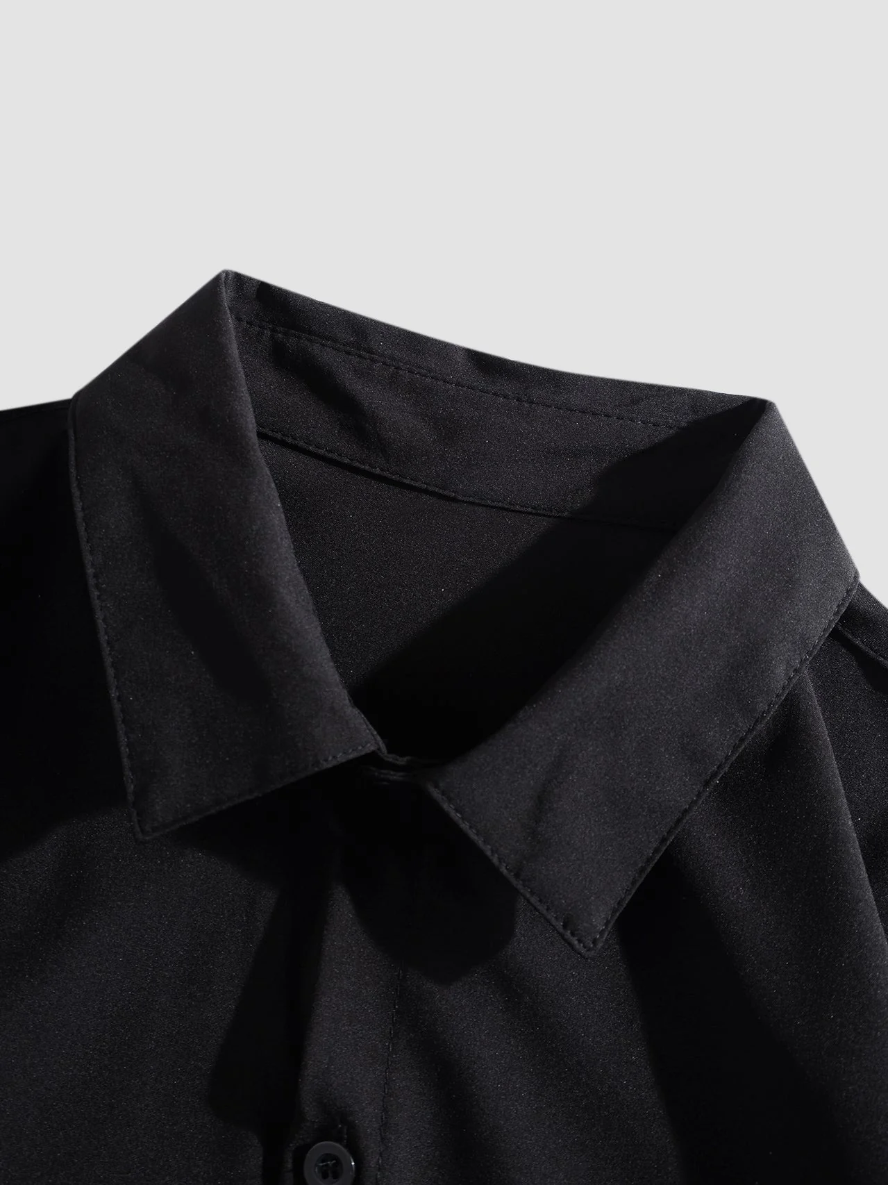 Adelmo® | Solid Color Lapel Basic Shirts - Image 4