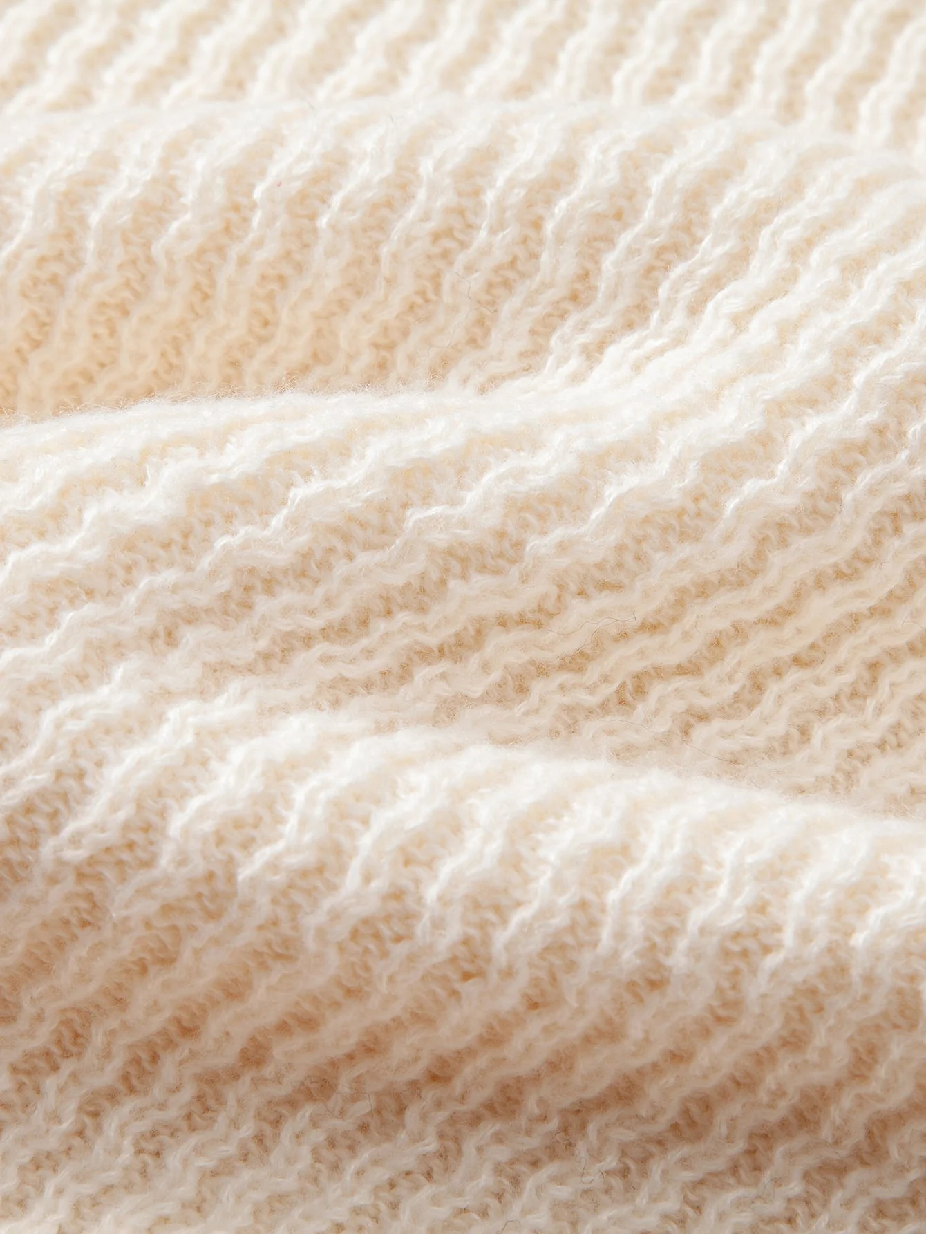 Ademar® | Long Sleeve Wave Jacquard Knit V Neck Polo Shirt - Image 2