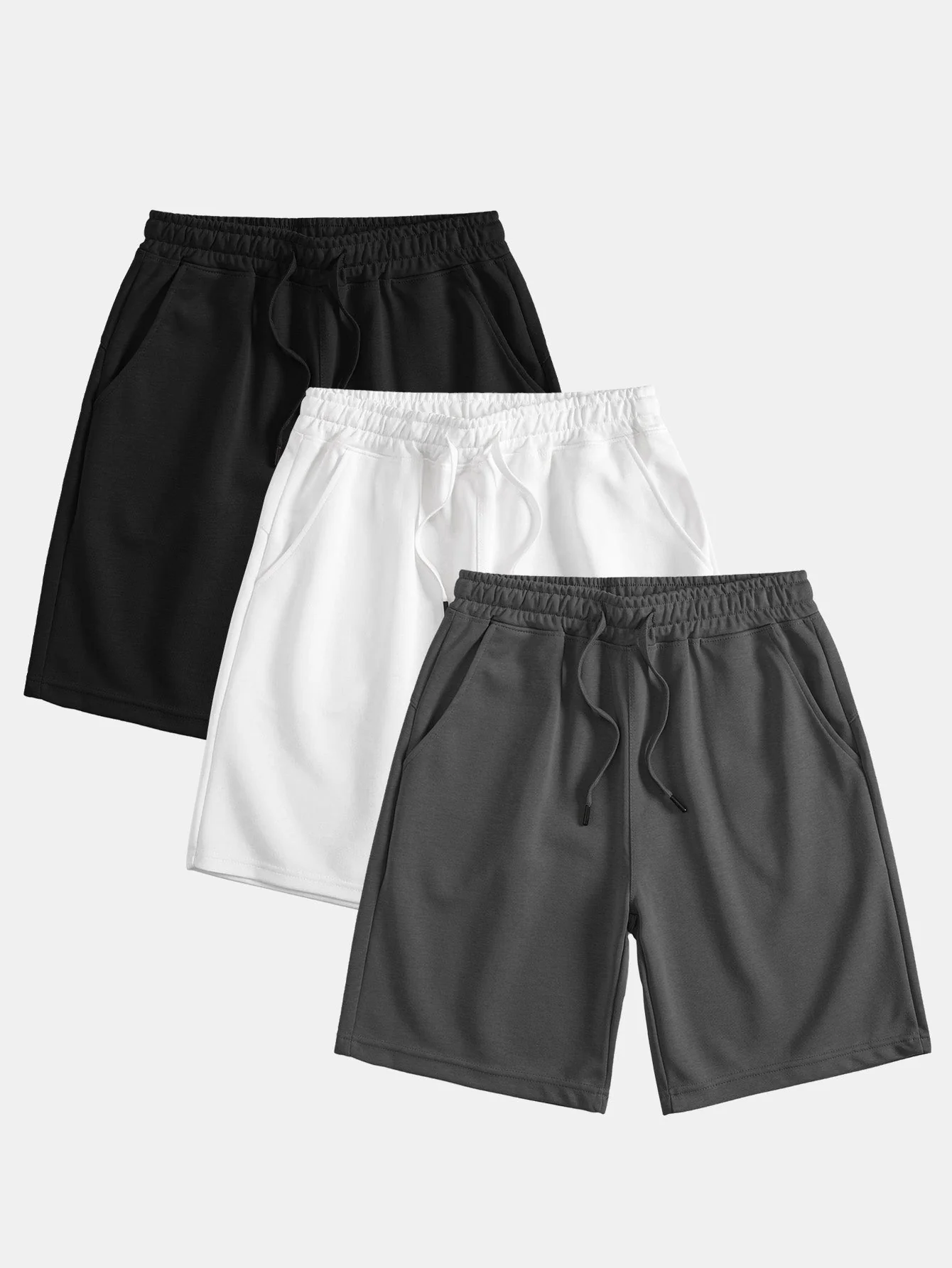 Adhemar® | 3 Pieces Mid Length Drawstring Shorts - Image 3